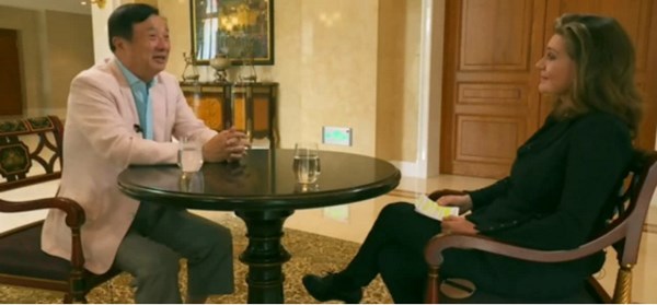 任正非接受采访